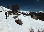 Salita primaverile sulla neve da Avolasio ( 1050 m.) alla SELLA (1450 m.) il 10 aprile 2013  - FOTOGALLERY